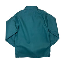 Load image into Gallery viewer, Vintage Teal Green Blue Classic Cotton Button Worker Chore Lightweight Shirt Jacket
