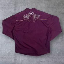 Load image into Gallery viewer, Vintage Caballo De Oro Embroidered Mexican Cowboy Western Toggle Long Sleeve Shirt
