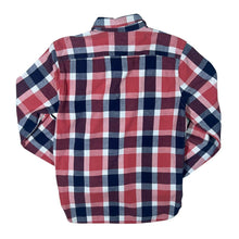 Load image into Gallery viewer, Levi&#39;s Red White Navy Blue Plaid Check Cotton Long Sleeve Shirt

