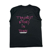 Load image into Gallery viewer, Vintage 90&#39;s Screen Stars SWEET TEAZE &quot;Trashiest In Town&quot; Glam Hard Rock Band Single Stitch Sleeveless T-Shirt Vest Top
