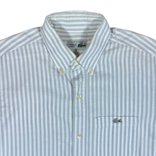 Load image into Gallery viewer, Vintage CHEMISE LACOSTE Made In France Striped Short Sleeve Button-Up Shirt
