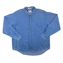 Load image into Gallery viewer, Vintage 417 By Van Heusen Classic Blue Denim Long Sleeve Button-Up Shirt
