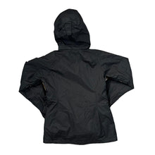 Load image into Gallery viewer, COLUMBIA Interchange Omni-Tech Classic Black Hooded Windbreaker Outdoor Hiking Jacket
