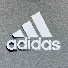 Load image into Gallery viewer, ADIDAS Classic Big Logo Spellout Graphic Grey Short Sleeve T-Shirt
