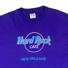 Load image into Gallery viewer, Vintage Hanes HARD ROCK CAFE "New Orleans" Purple Souvenir Graphic Single Stitch T-Shirt
