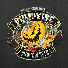 Load image into Gallery viewer, WYCHWOOD BREWERY &quot;Pumpking Pumpkin Beer&quot; Drinks Beer Promo Spellout Graphic T-Shirt
