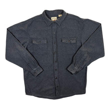 Load image into Gallery viewer, Red Head Classic Dark Grey Cotton Flannel Long Sleeve Shirt
