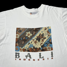 Load image into Gallery viewer, Early 00’s BALI “Indonesia” Art Souvenir Spellout Graphic T-Shirt

