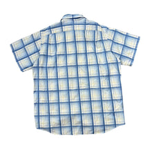 Load image into Gallery viewer, Early 00&#39;s LACOSTE Classic Mini Pocket Logo Plaid Check Short Sleeve Button-Up Shirt
