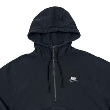 Load image into Gallery viewer, NIKE Classic Embroidered Mini Logo 1/2 Zip Pullover Hoodie
