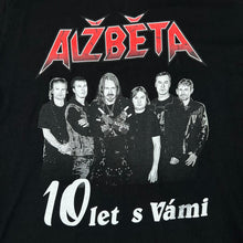 Load image into Gallery viewer, ALZBETA Graphic Logo Spellout Czech Hard Rock Heavy Metal Band T-Shirt
