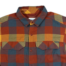 Load image into Gallery viewer, COLUMBIA SPORTSWEAR Multi Colour Plaid Check Long Sleeve Polyester Flannel Shirt
