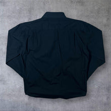 Load image into Gallery viewer, Atlas For Men Cowboy Western Rodeo Graphic Black Cotton Long Sleeve Shirt
