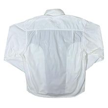 Load image into Gallery viewer, Vintage Embroidered Cowboy Western White Black Cotton Long Sleeve Shirt
