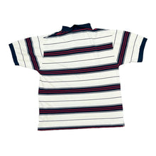 Load image into Gallery viewer, Early 00&#39;s GIORGIO New Directions Embroidered Mini Logo Multi Striped Polo Shirt
