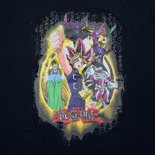 Load image into Gallery viewer, Konami YU-GI-OH Manga Anime Cartoon TV Show Character Spellout Graphic T-Shirt
