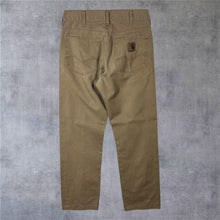 Load image into Gallery viewer, Carhartt Classic Brown Skater Straight Leg Chino Trousers
