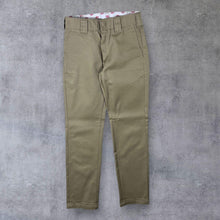Load image into Gallery viewer, Dickies Classic Beige Skater Workwear Slim Straight Chino Trousers

