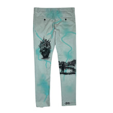 Load image into Gallery viewer, Custom Nature Wildlife Airbrushed Artwork Skinny Fit Chino Trousers
