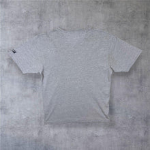 Load image into Gallery viewer, Early 00’s Reebok Essentials Embroidered Mini Logo Spellout V-Neck Grey T-Shirt
