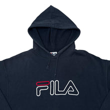 Load image into Gallery viewer, Vintage FILA Classic Embroidered Big Logo Spellout Pullover Hoodie

