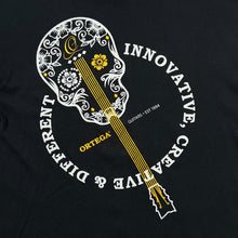 Load image into Gallery viewer, ORTEGA GUITARS &quot;Innovative, Creative &amp; Different&quot; Music Logo Spellout Graphic T-Shirt
