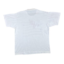 Load image into Gallery viewer, Vintage 90&#39;s AMERICA Souvenir Flag Spellout Graphic White Single Stitch T-Shirt
