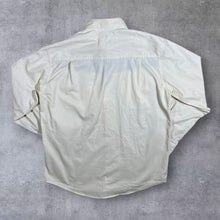 Load image into Gallery viewer, Atlas For Men Cowboy Western Embroidered Native Panel Cream Long Sleeve Cotton Shirt
