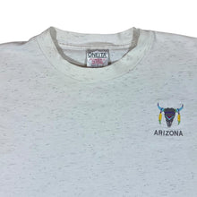 Load image into Gallery viewer, Vintage 90&#39;s Oneita ARIZONA Embroidered Souvenir Light Grey Single Stitch T-Shirt
