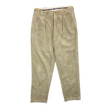 Load image into Gallery viewer, Early 00&#39;s POLO GOLF Ralph Lauren Classic Beige Corduroy Cord Straight Leg Trousers

