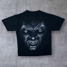 Load image into Gallery viewer, Vintage Spiral "Undead" Gothic Horror Fantasy Spellout Graphic Black T-Shirt
