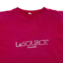 Load image into Gallery viewer, Vintage LA SOURCE &quot;Grenada&quot; Souvenir Spellout Graphic Faded Red T-Shirt
