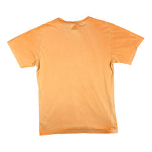 Load image into Gallery viewer, Early 00&#39;s ADIDAS Gradient Logo Spellout Graphic Faded Orange T-Shirt
