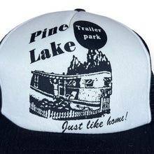 Load image into Gallery viewer, Vintage PINE LAKE TRAILER PARK Souvenir Graphic Mesh Trucker Baseball Cap
