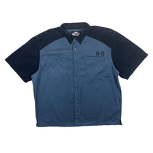 Load image into Gallery viewer, Vintage Harley Davidson Motorcycles Embroidered Spellout Biker Cotton Short Sleeve Shirt
