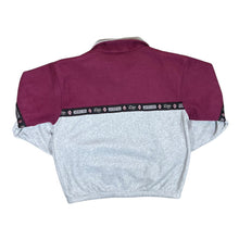 Load image into Gallery viewer, Vintage MARCEL CLAIR &quot;Alaska&quot; Tape Colour Block 1/4 Zip Pullover Fleece Sweatshirt
