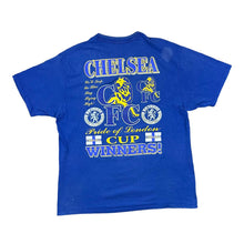 Load image into Gallery viewer, Vintage 90's Starworld CHELSEA FC "Cup Winners" Football Souvenir Graphic Distressed T-Shirt
