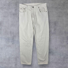 Load image into Gallery viewer, Vintage Lee "Brooklyn" Classic Cream Straight Leg Regular Fit Denim Jeans
