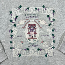 Load image into Gallery viewer, Vintage 90&#39;s WE WILL SERVE THE LORD Religious Cottage Core Spellout Graphic Crewneck Sweatshirt
