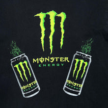 Load image into Gallery viewer, MONSTER ENERGY Drink Promo Can Logo Spellout Graphic T-Shirt
