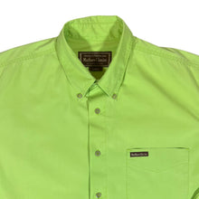 Load image into Gallery viewer, Vintage MARLBORO CLASSICS Lime Green Cotton Long Sleeve Button-Up Shirt

