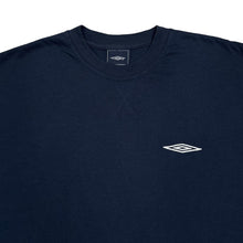 Load image into Gallery viewer, UMBRO Classic Basic Essential Embroidered Mini Logo Short Sleeve Cotton T-Shirt
