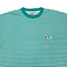 Load image into Gallery viewer, Vintage 90's PACO Classic Embroidered Mini Patch Logo Striped Short Sleeve Cotton T-Shirt
