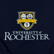 Load image into Gallery viewer, Champion UNIVERSITY OF ROCHESTER College Logo Spellout Graphic Crewneck Sweatshirt
