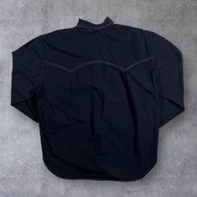 Load image into Gallery viewer, Cowboy Western Embroidered Sequin Floral Black Long Sleeve Shirt
