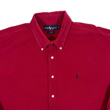 Load image into Gallery viewer, Vintage Ralph Lauren &quot;Blaire&quot; Classic Red Long Sleeve Button-Up Cotton Shirt
