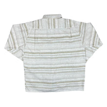 Load image into Gallery viewer, Vintage 90&#39;s Cream Beige Multi Striped Long Sleeve Flannel Shirt
