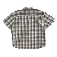 Load image into Gallery viewer, Carhartt &quot;Relaxed Fit&quot; Brown Beige White Plaid Check Cotton Short Sleeve Shirt
