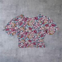 Load image into Gallery viewer, Vintage 90's Laura Ashley Made in Hong Kong Floral Flower Patterned Button Top Blouse
