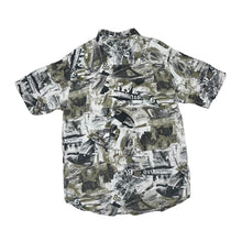 Load image into Gallery viewer, Vintage 90’s CASUAL CLUB Crazy Abstract Festival Patterned Viscose Shirt
